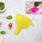 Silicone Rubber Funnel Flexible, Non-Slip Kitchen Funnel for Easy Pouring - Image 3