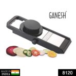 Adjustable Plastic Slicer, 1-Piece, Black / Silver - Image 2