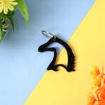 Metal Face Shaped Keychain ? Stylish & Unique Accessory for Horse Lovers (1 Pc) - Image 2