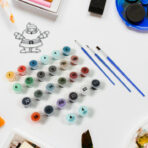 Premium Paint by Number Kits Set | 24 Vibrant Numbered Acrylic Colors & 2 Paint Brush Sets | Adult & Kids Beginner Art Project - Image 2