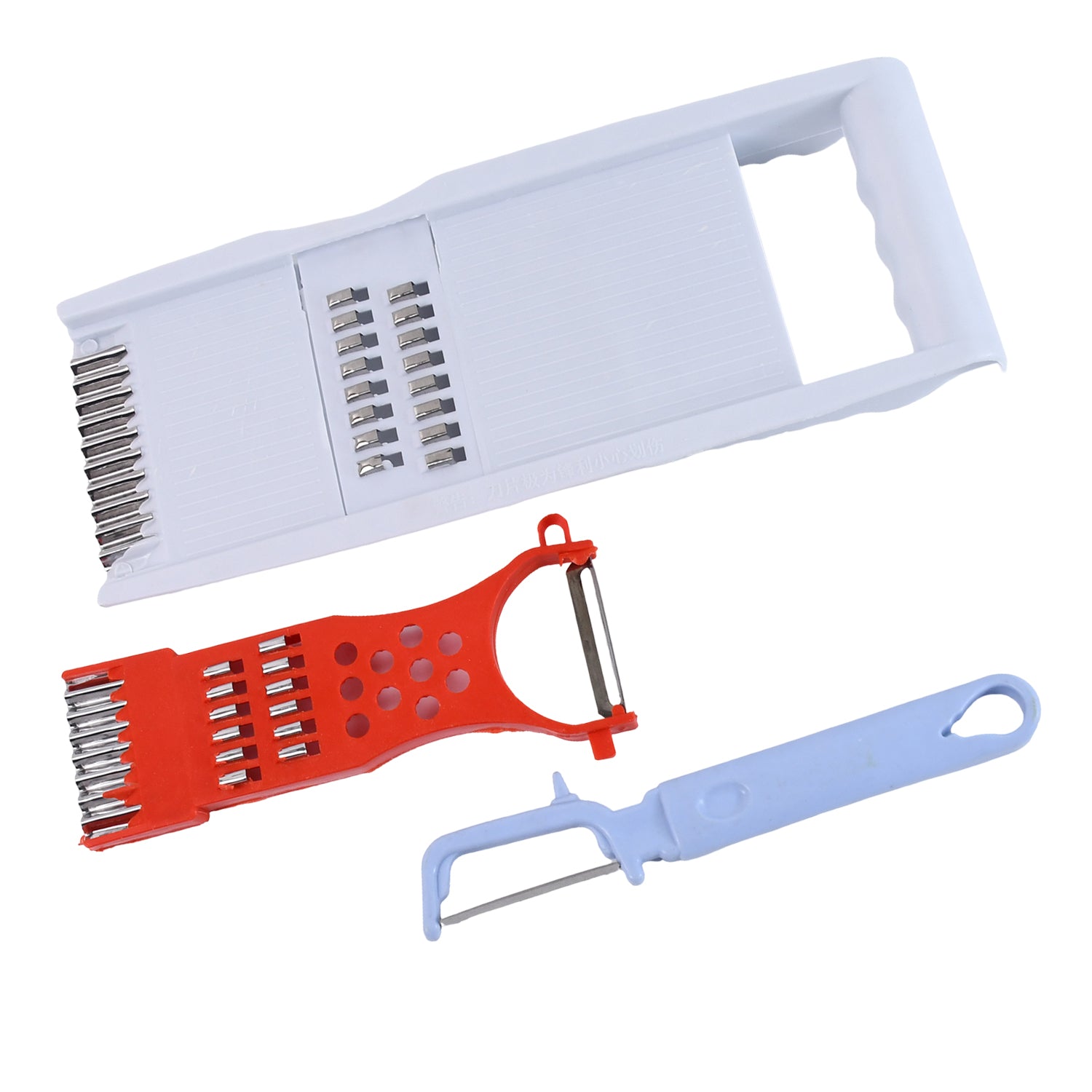 05_64a975cc-7da7-484e-8a0b-81aa8cba367e.jpg 3-Piece Kitchen Set Grater, Slicing Attachment Peeler for Effortless Cooking - Image 1