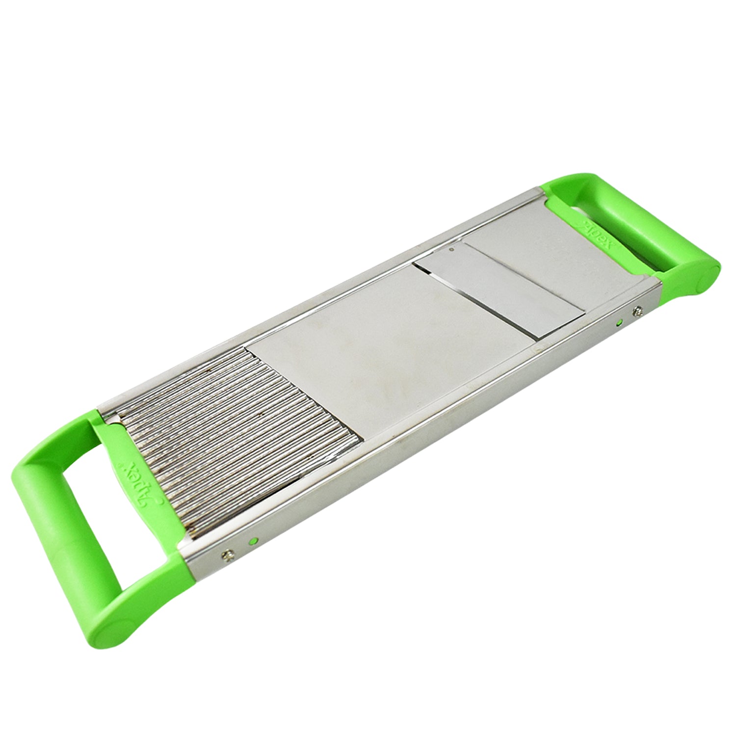 05_80c78013-16cb-4e01-a785-3980ab871200.jpg Stainless Steel 2-in-1 Vegetable Slicer ?Dual s for Slicing & Julienne Cutting, Durable and Easy to Use - Image 1