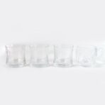 Glass Mug Cup Set 3 Pc Mugs Water Glass 4-Piece Set for Home Office Use