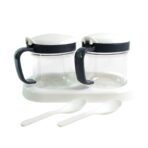 Multipurpose Pickle Container with Lid Leak-Proof, Airtight Jar for Pickles, Spices Condiments