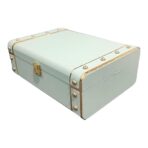 Jewelry Box Organizer for Women ?Luxury  Storage Box , Lockable Display Case for Rings, Necklaces, Watches & Accessories Availabel in Black, Red,Pink,Golde ,White (White)
