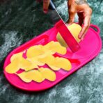 Kitchen Plastic Chopping Board with Tray Convenient Cutting Surface and Tray for Easy Food Prep and Cleanup - Image 3