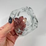 Glass Brunswick Cigar & Cigarette Ashtray ?Round Tabletop Design for Home, Office & Outdoor Decor