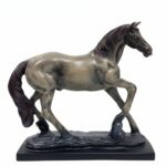 Galloping Horse Statue Showpiece for Living Room, Home Decor, Symbol of Success Tabletop Figurine for Weddings, Anniversaries, Festive Corporate Gifting (Race Horses)