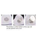 Heart-Shaped LED Glass Cup with Blinking Lights ? for Parties & Special Occasions - Image 2