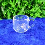 Glass Mug Cup Set 3 Pc Mugs Water Glass 4-Piece Set for Home Office Use - Image 2